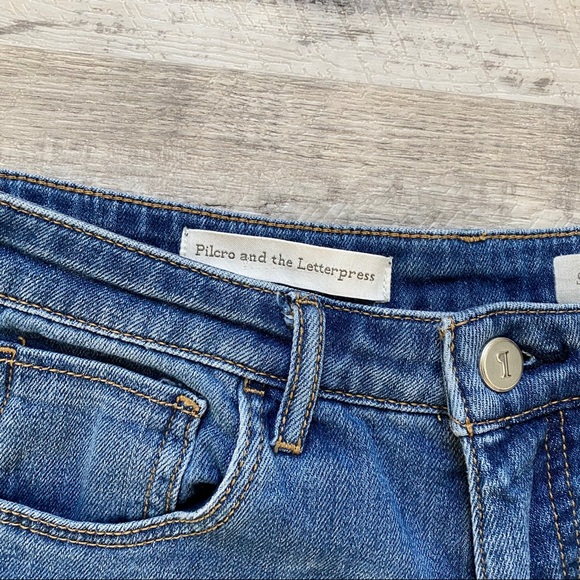 Anthropologie Pilcro Wide-Leg Jeans Petite - Picture 3 of 8